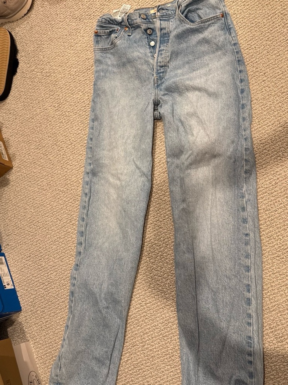 Levi's Light Blue Straight-Leg Jeans
